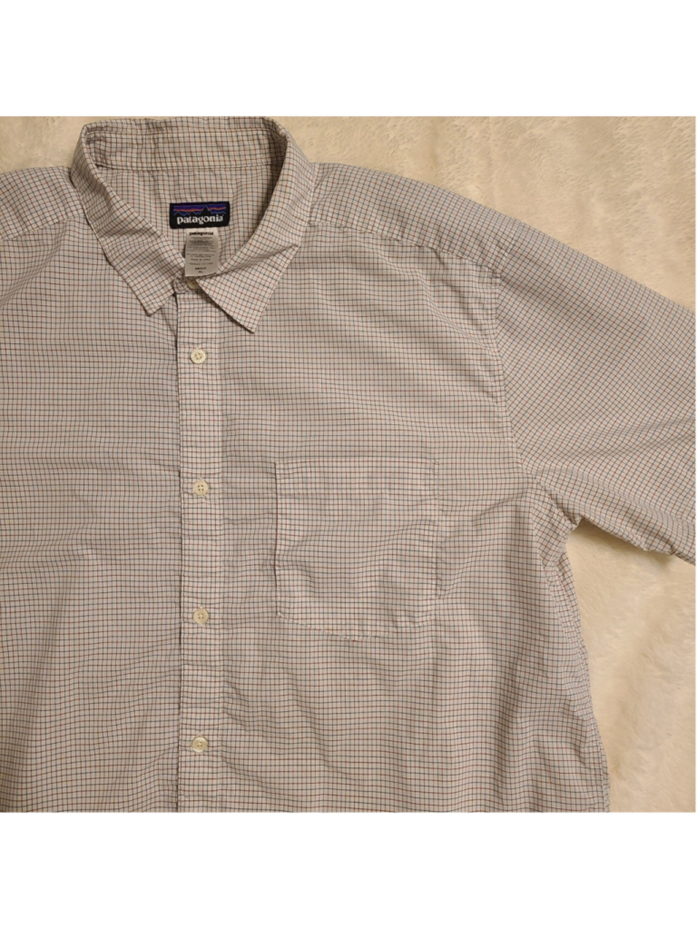 Patagonia Shirt Mens XL Plaid Check Performance Button Up Performance